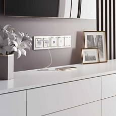 ТВ-розетка оконечная Werkel белый W1183001 4690389155390 3