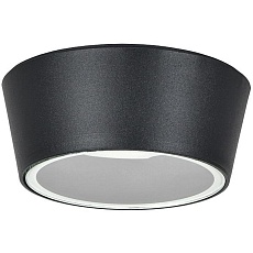 LIGHTING Светильник уличный 5104 потолочный под лампу GX53 IP65 черный IEK LT-UPU0-5104-GX53-1-K02