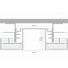 Ниша для линейного свечения FerGipps черный НЛ 52 УТ000001649 2