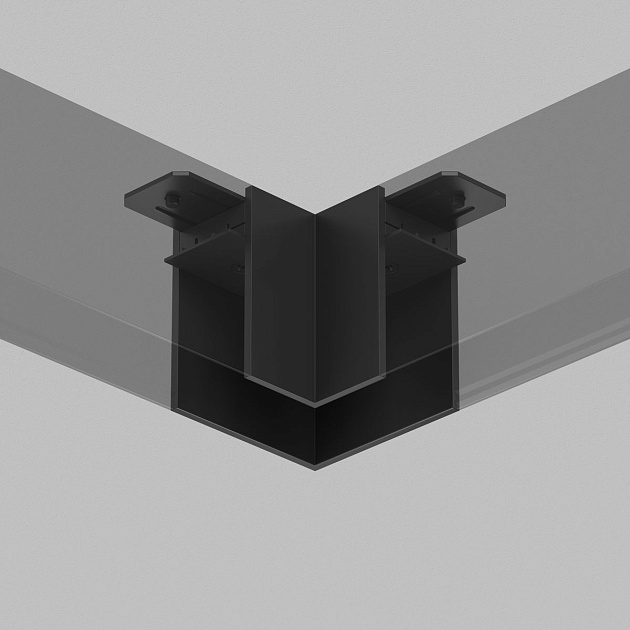 Угловой соединитель для шинопровода Denkirs Smart Base TR2102-BK Фото № 4