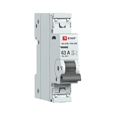 Выключатель нагрузки 1P 63А ВН-63N EKF PROxima S63163